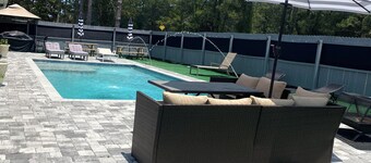 Stunning Modern beautiful house in Palm Coast, FL. W/ Heated Salt Water Pool.


