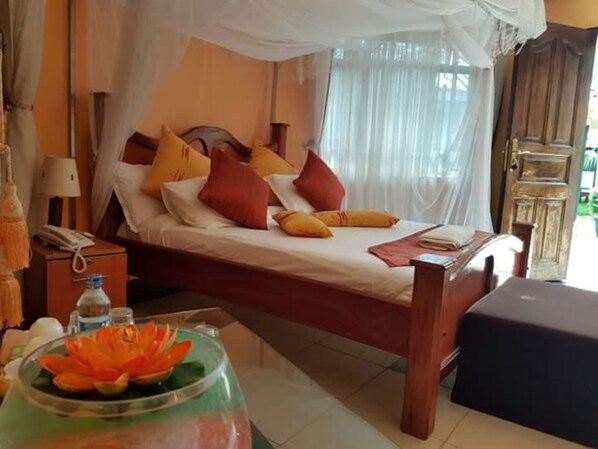 Wifi gratis y ropa de cama