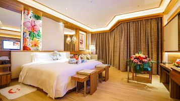 1 phòng ngủ, bộ đồ giường cao cấp, minibar, két bảo mật tại phòng