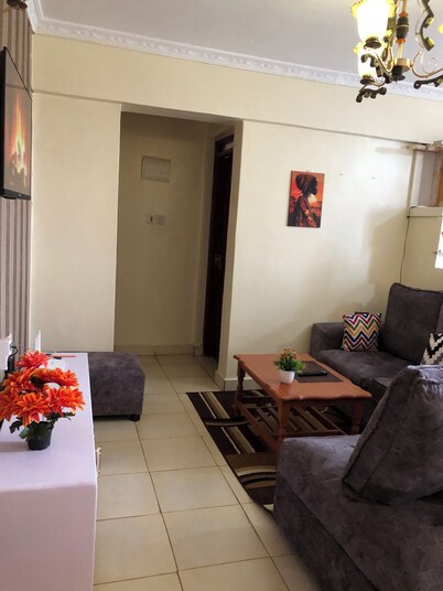 A Comfy1 bedroom furnished  apartment alongThika Road oppositeGarden City Mall