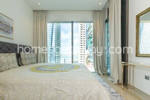 Luxury Apartment | 2 bedrooms, in-room safe, iron/ironing board, free WiFi - Homesgetaway- 2BR in Marina Gate Tower 2 (Dubai)