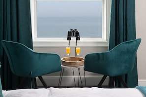 Vista a la playa o el mar