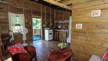Cabin, 1 Bedroom, Patio | Interior