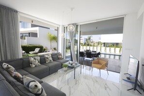 Villa, 3 Bedrooms, Private Pool, Garden View | Living area - Protaras Olivine Villa Ol13 (Paralimni)