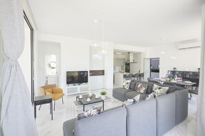 Villa, 3 Bedrooms, Private Pool, Garden View | Living area - Protaras Olivine Villa Ol13 (Paralimni)