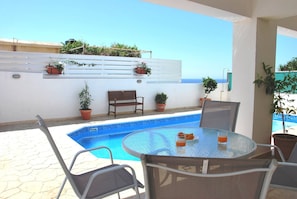 Villa, 5 Bedrooms, Smoking, Pool View | Pool | Outdoor pool - Villa Only 50m To The Sea, Sleeps 12, Polis (Pomos)