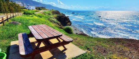 Blick von der Unterkunft