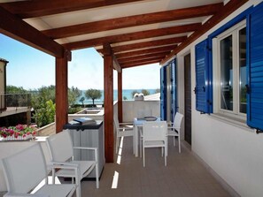 Apartment, 2 Bedrooms, Smoking, Balcony | Balcony - Dolce Mare 5 - Large Balcony With Sea View - Wifi - AC - Next to the Beach (Modica)