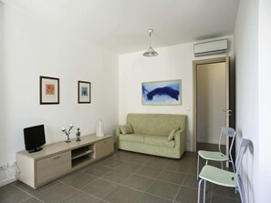 Apartment, 2 Bedrooms, Smoking, Balcony | Living area - Dolce Mare 5 - Large Balcony With Sea View - Wifi - AC - Next to the Beach (Modica)