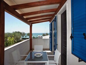 Apartment, 2 Bedrooms, Smoking, Balcony | Balcony - Dolce Mare 5 - Large Balcony With Sea View - Wifi - AC - Next to the Beach (Modica)