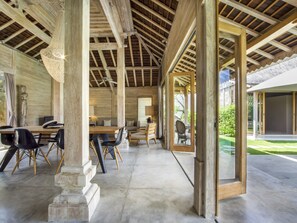 Villa, 3 Schlafzimmer, Terrasse, Gartenblick | Wohnbereich