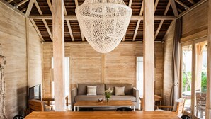 Villa, 3 Bedrooms, Terrace, Garden View | Dining room - Peaceful Affordable 3 Bedrooms Private Pool Villa Near Seminyak (Kerobokan)