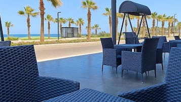 Chalet, 2 Bedrooms, Accessible, Smoking | Beach | On the beach