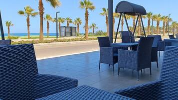 Chalet, 1 Bedroom, Accessible, Smoking | Beach | On the beach