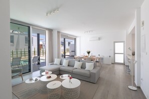 Villa, 4 Bedrooms, Private Pool, Garden View | Living area - Protaras Olivine Villa Ol9 (Paralimni)