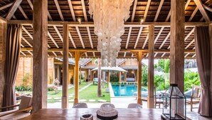 Villa, 3 Bedrooms, Terrace, Garden View | Dining room - Affordable 3 Bedrooms Private Pool Villa Near Seminyak (Kerobokan)