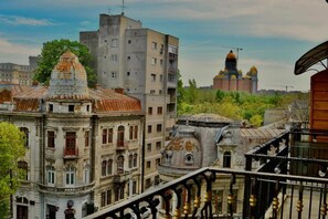 Apartment, 1 Bedroom, Balcony, City View | Balcony - Taj Royal Apartment in București, București, Romania (Bucharest)