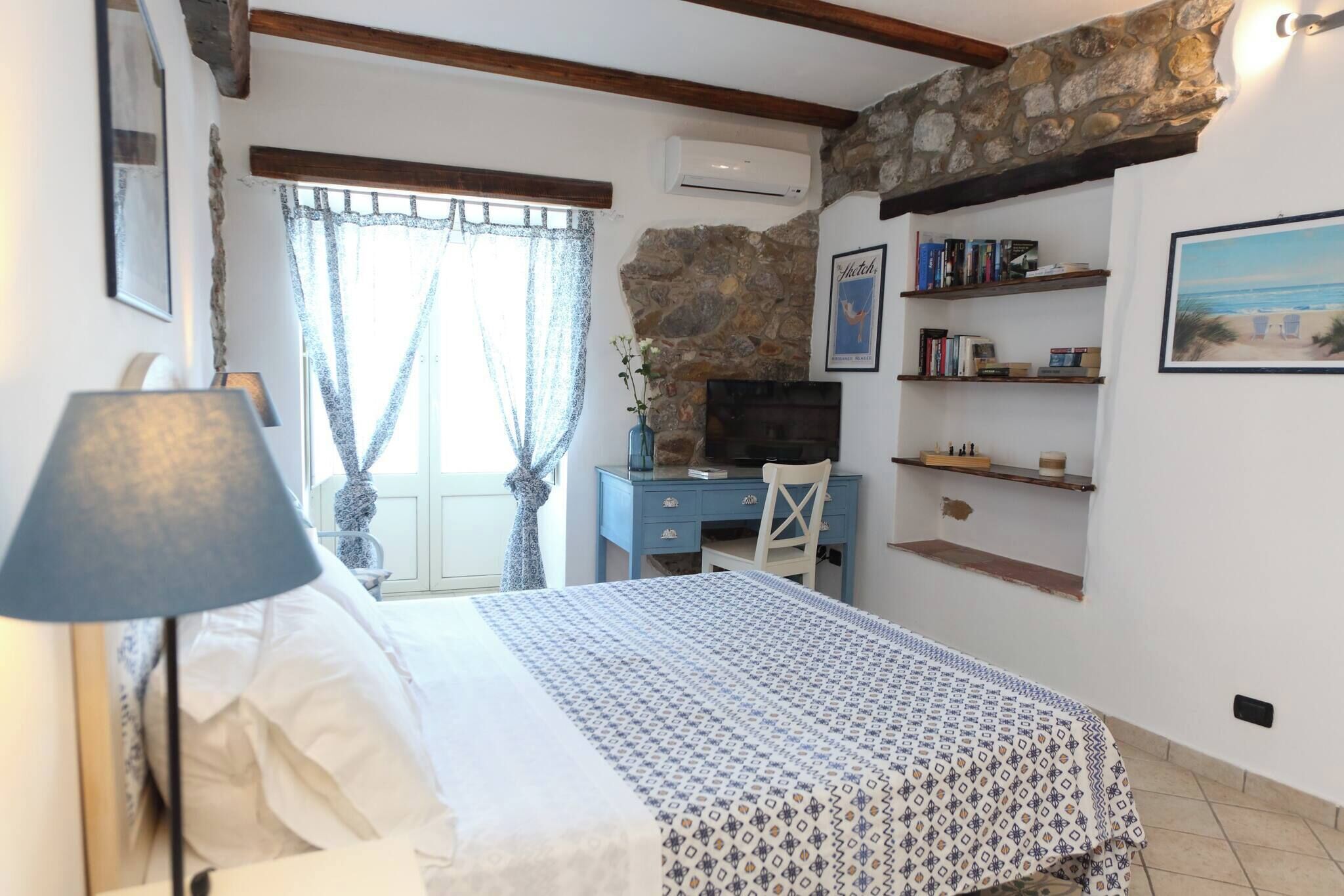 ห้องพัก, 1 ห้องนอน, ระเบียง, วิวทะเล | 1 ห้องนอน