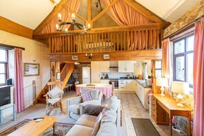 Loft, Multiple Bedrooms, Smoking, Patio | Dining - West Hollowcombe Farm Cottages - Full Si (Dulverton)