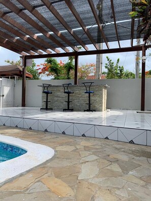 Appartement, 2 chambres, fumeurs, balcon | Terrasse/Patio