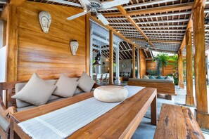 Villa, 4 Bedrooms, Balcony, Garden View | Living room - Peaceful 4 Bedrooms Private Pool Villas Rice Field View (Kerobokan)