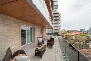 Appartement, 2 chambres, balcon | Enceinte de l’hébergement