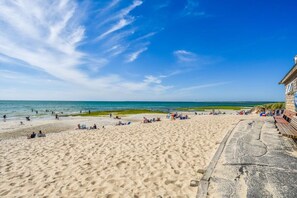 Vlak bij het strand