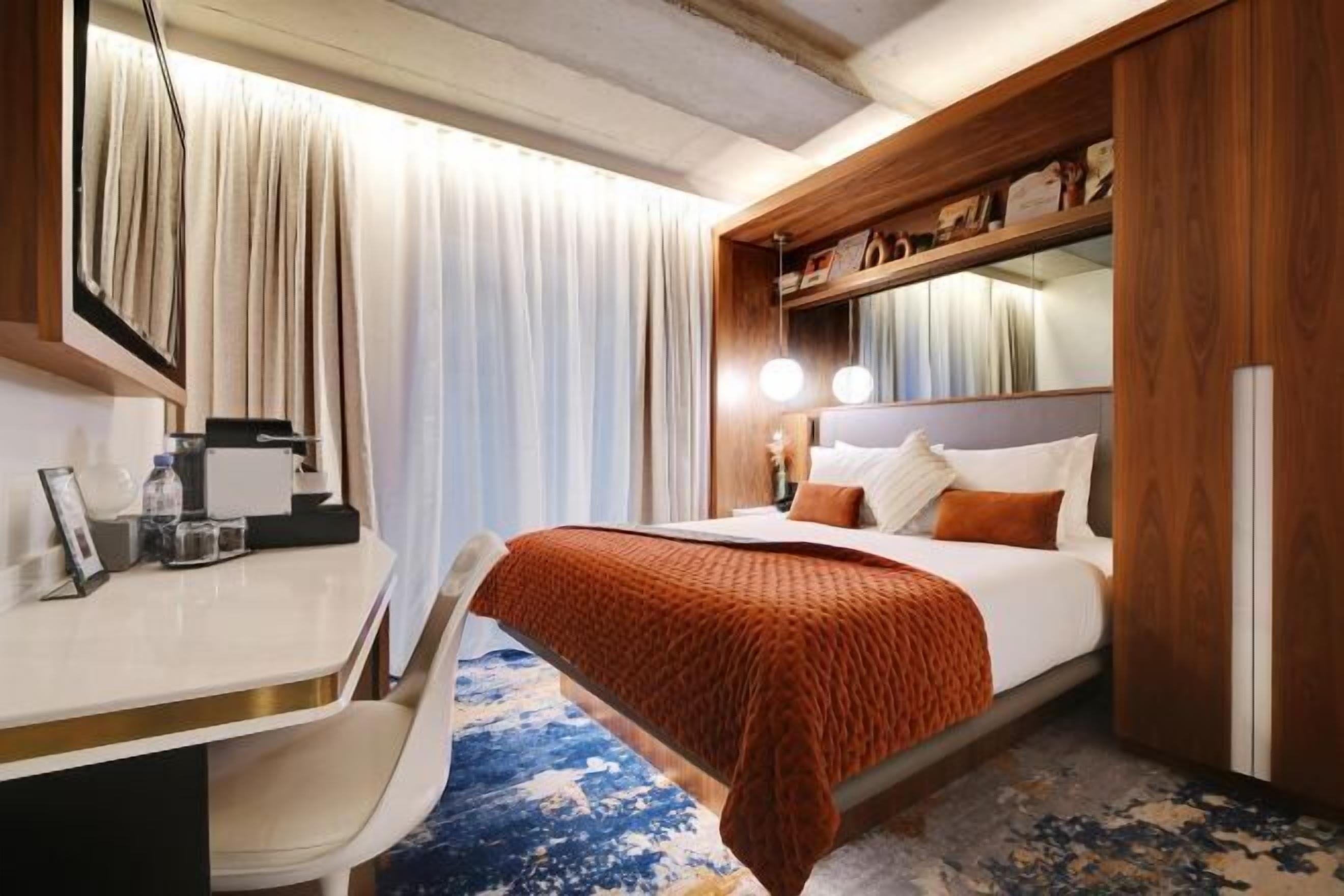 Sängtillbehör av högsta kvalitet och minibar med vissa gratis produkter