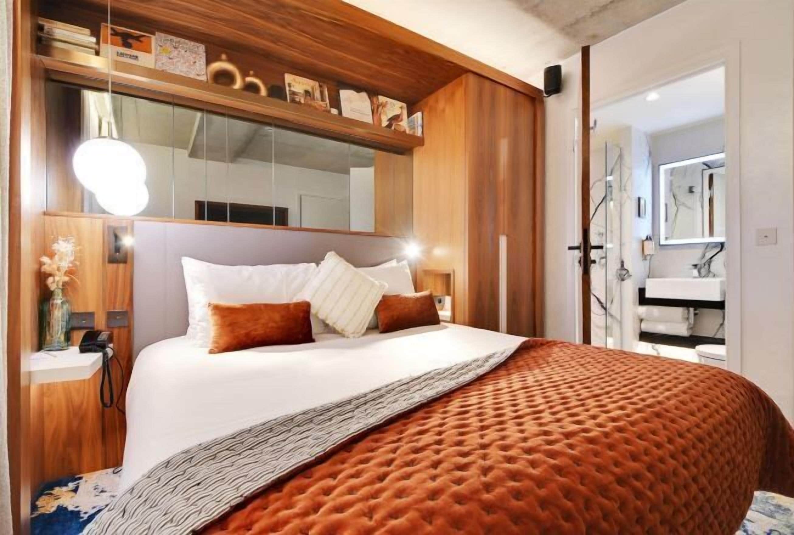 Sängtillbehör av högsta kvalitet och minibar med vissa gratis produkter
