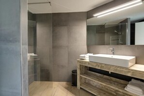 Bungalow Confort, 3 habitaciones, no fumadores, chimenea | Baño