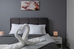 3 makuuhuonetta, silitysrauta/-lauta, vauvan matkasänky, ilmainen Wi-Fi