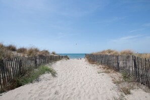 En la playa 