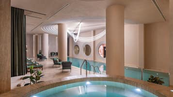 Turkish bath, hydrotherapy, body wraps, body scrubs, facials, massages