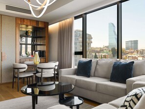 Swiss, Executive Suite, 1 King Bed, Terrace | Premium bedding, minibar, in-room safe, desk - Swissôtel Tbilisi (Tbilisi)