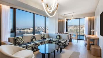 1 quarto, roupas de cama premium, frigobar, cofres nos quartos