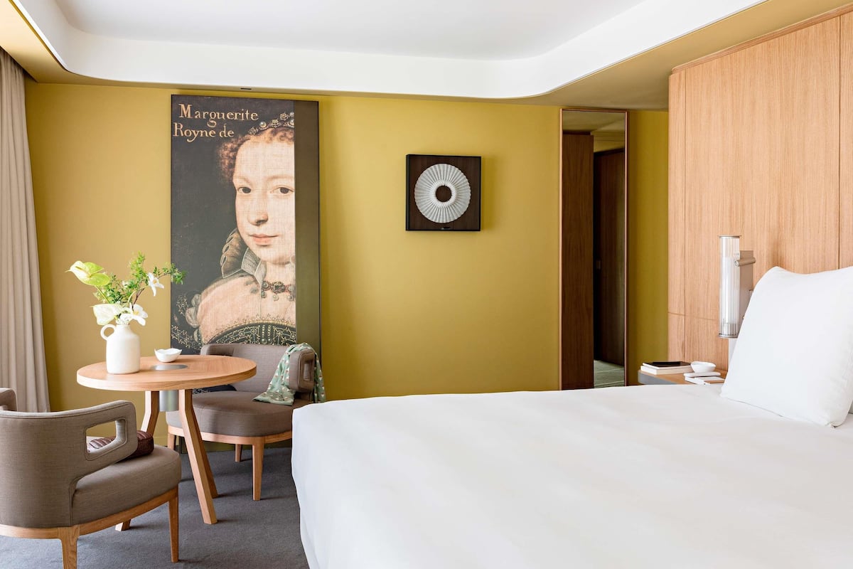 1 habitación y ropa de cama de alta calidad