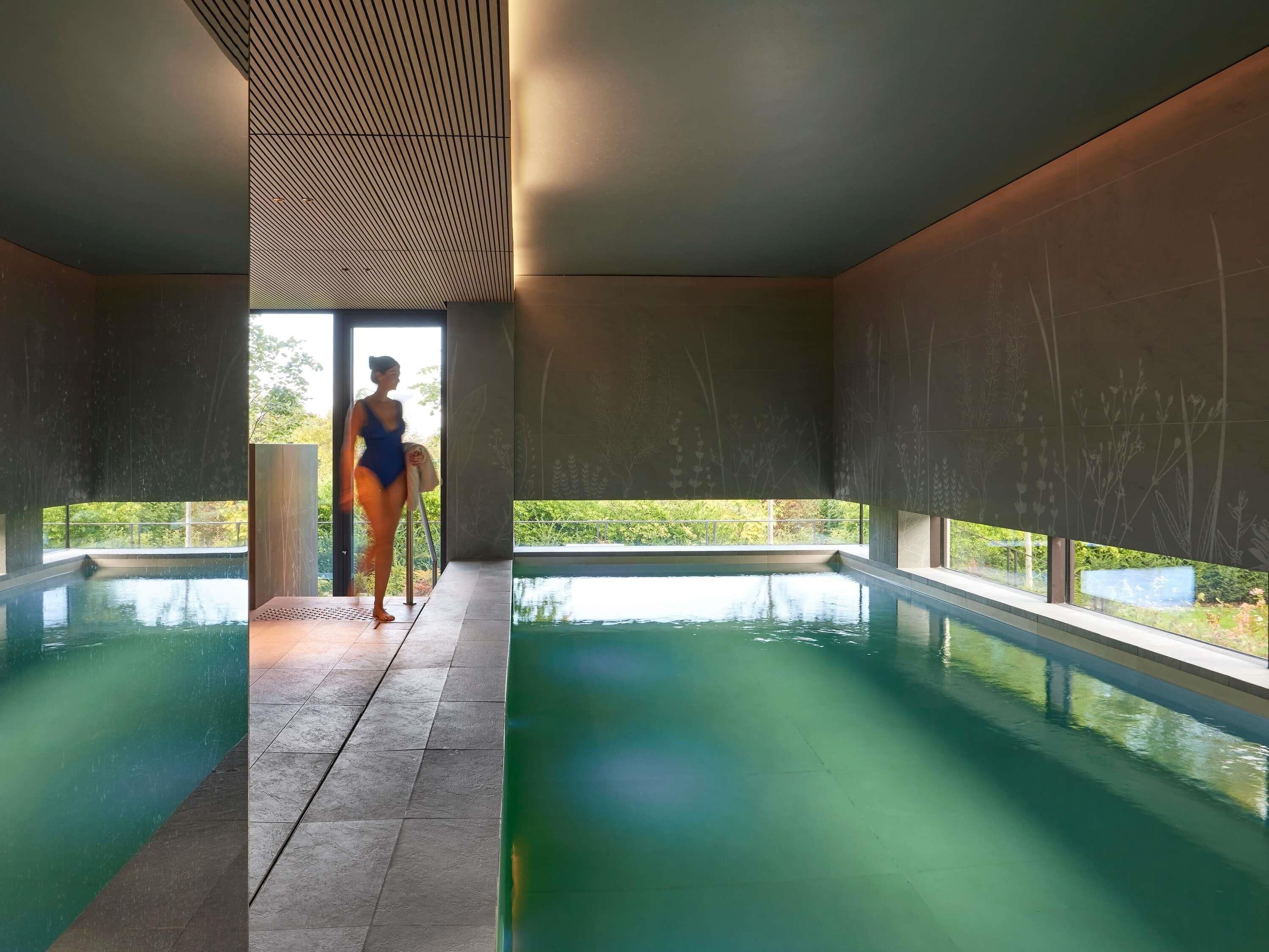 Indoor pool, open 7:00 AM to 10:00 PM, sun loungers