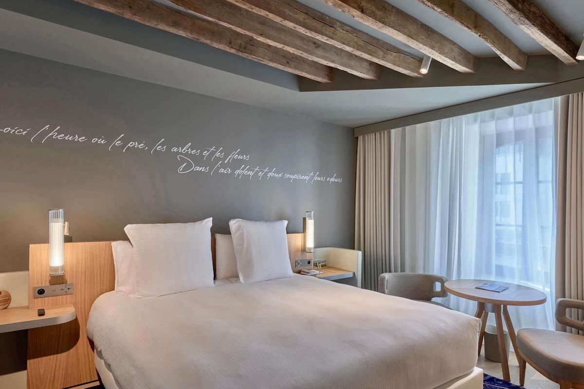 1 habitación y ropa de cama de alta calidad