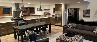 Stunning and private mid-century modern inspired cottage nestled in the woods.