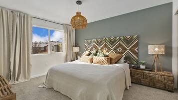 Ferienhaus, Mehrere Betten, Whirlpool | 3 Schlafzimmer, individuell dekoriert, individuell eingerichtet