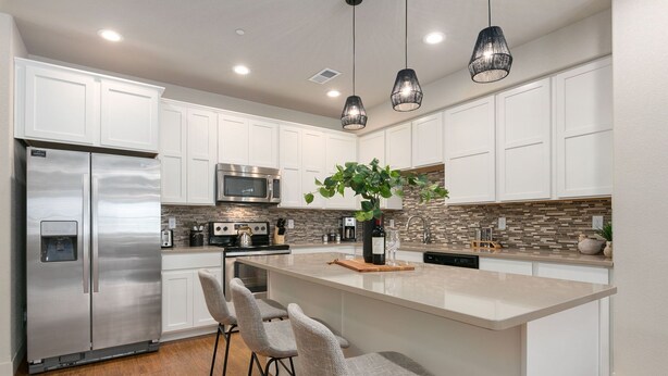 Townhome, Multiple Beds, Patio | Private kitchen - Urban Oasis near Breweries & Old Town - Free Bikes (Fort Collins)