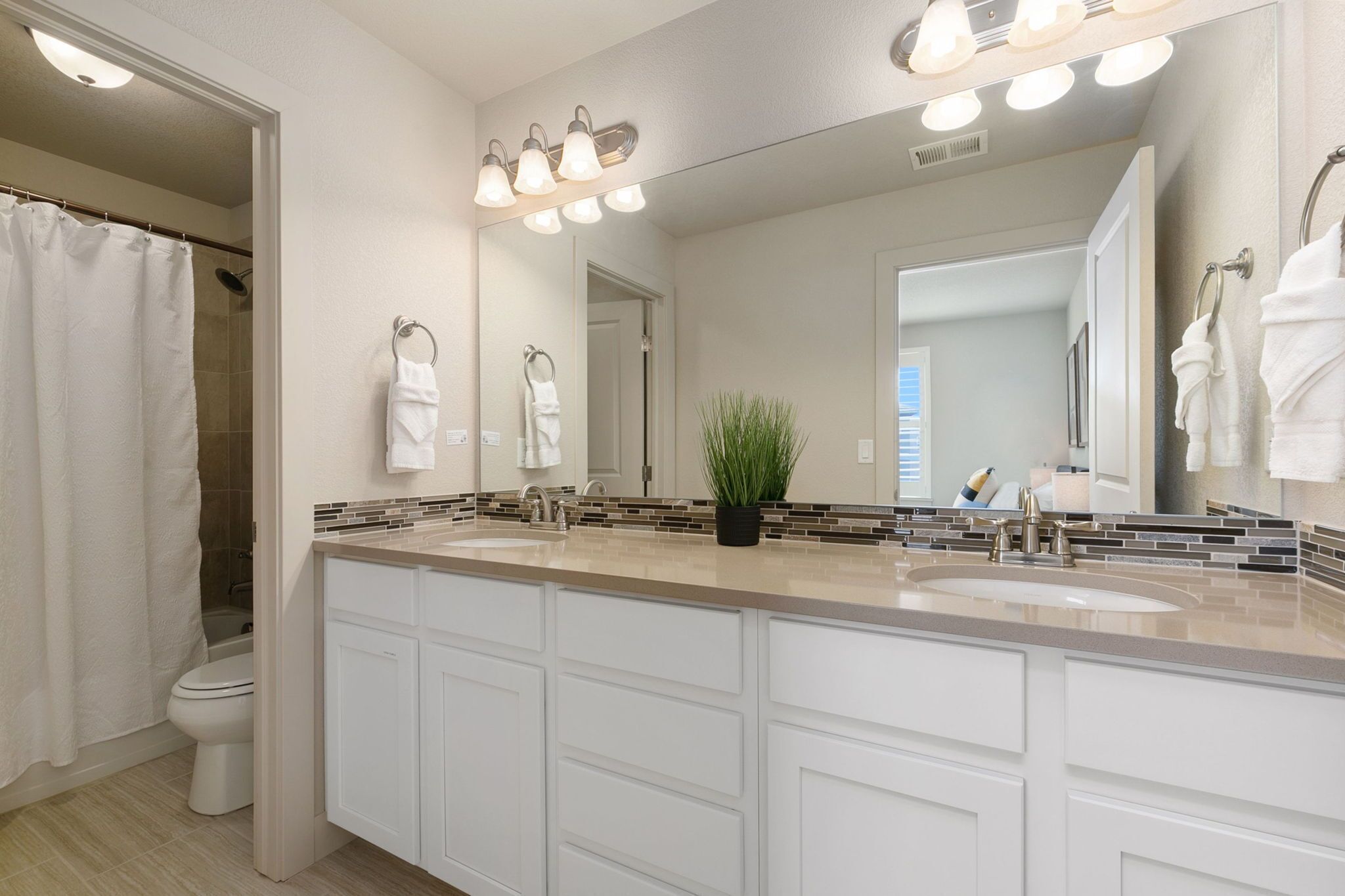 Townhome, Multiple Beds, Patio | Bathroom | Designer toiletries, hair dryer, towels, soap