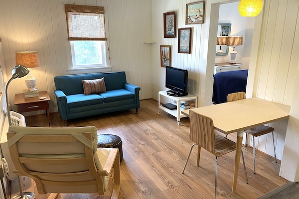 Living room and dining table