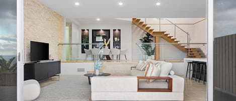 TV, streaming services, offices