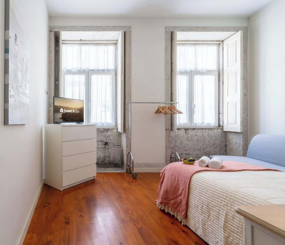 2 bedrooms, iron/ironing board, travel crib, WiFi