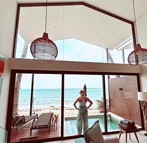 Terrace/patio - Sarana Beach Villas  (Koh Samui)
