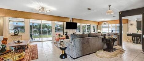 Smart TV, video games, table tennis, books