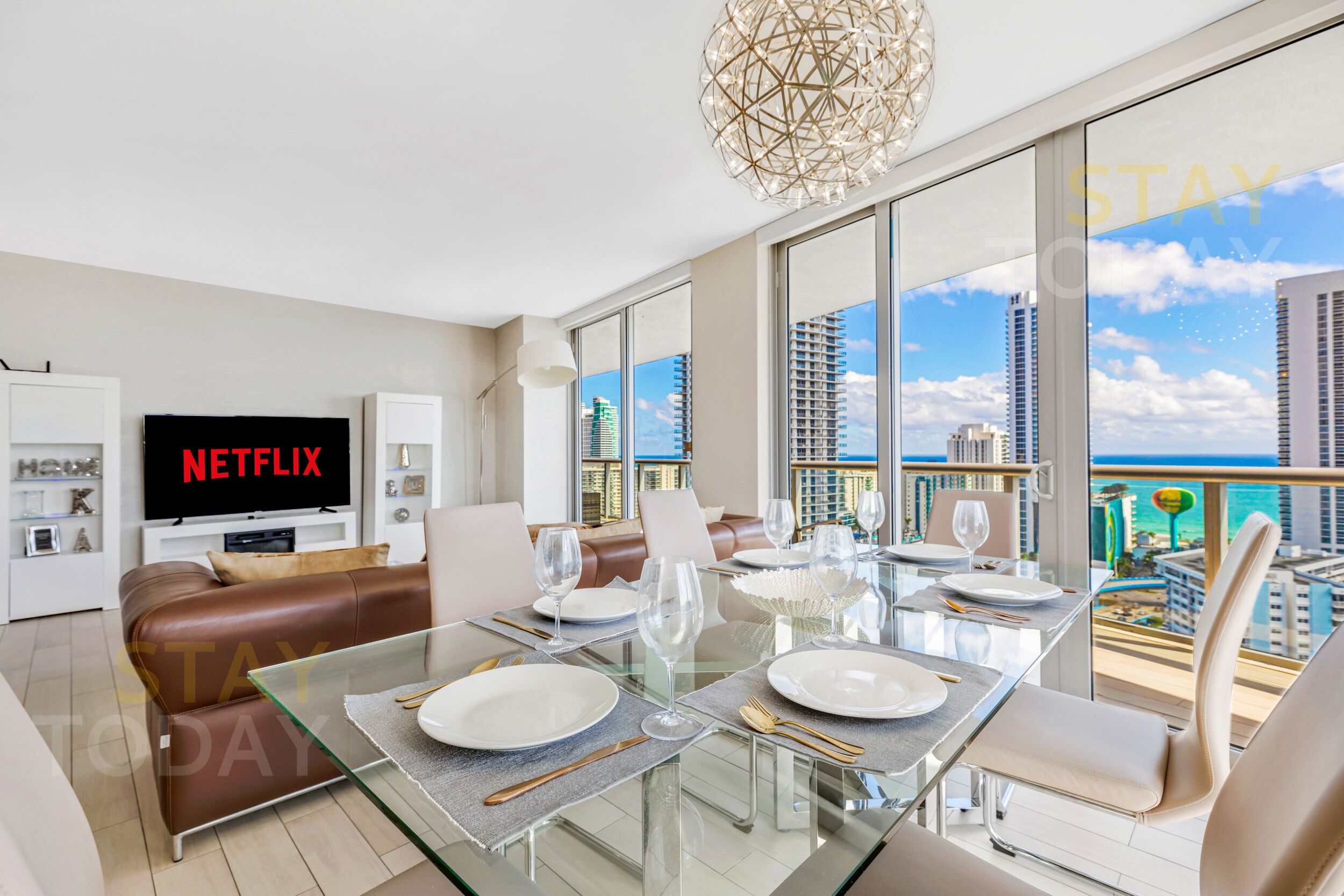 ★★★★★BRIGHT OCEAN VIEW CONDO! LUXURY 3BDR!