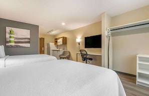 Desk, iron/ironing board, free WiFi, bed sheets