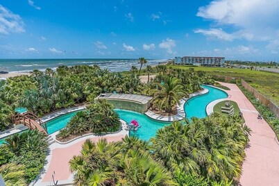 🌊 2/2 Diamond Beachfront , Galveston, Amenities Galore! W/D in Unit, 6th FL